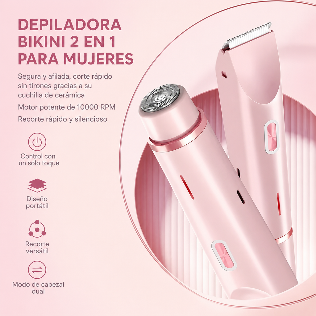 Depiladora 2 en 1 Bikini Pro™